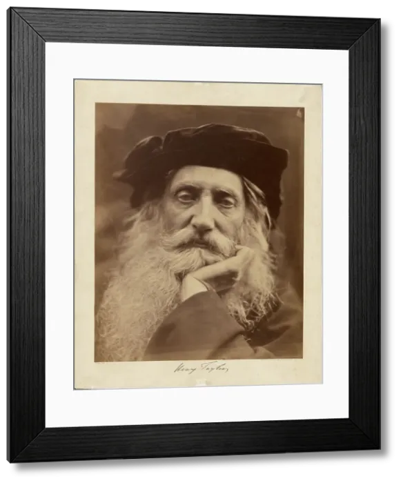 Framed Print : Henry Taylor, 1867. Creator: Julia Margaret Cameron Framed Print : Henry Taylor, 1867. Creator: Julia Margaret Cameron