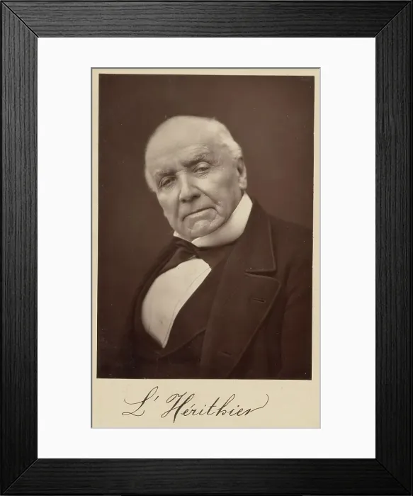 Framed Print : Actor known as L'Herithier, about 1880. Creator: Unknown Framed Print : Actor known as L'Herithier, about 1880. Creator: Unknown
