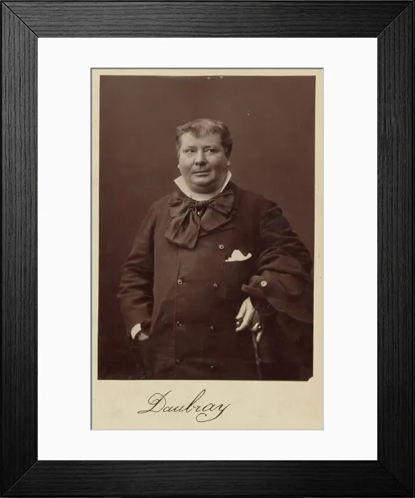 Framed Print : Daubray (Michel Rene Thibaut), about 1880. Creator: Unknown Framed Print : Daubray (Michel Rene Thibaut), about 1880. Creator: Unknown