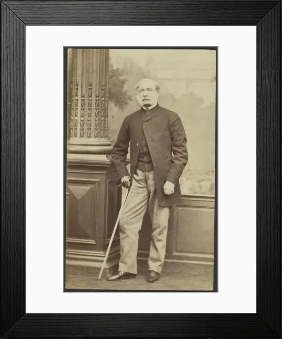 Framed Print : Portrait of a Man, late 19th century. Creator: Unknown Framed Print : Portrait of a Man, late 19th century. Creator: Unknown