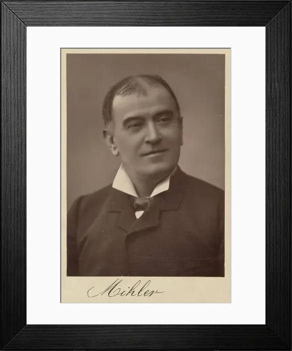 Framed Print : Actor known as Mihlev, about 1880. Creator: Unknown Framed Print : Actor known as Mihlev, about 1880. Creator: Unknown