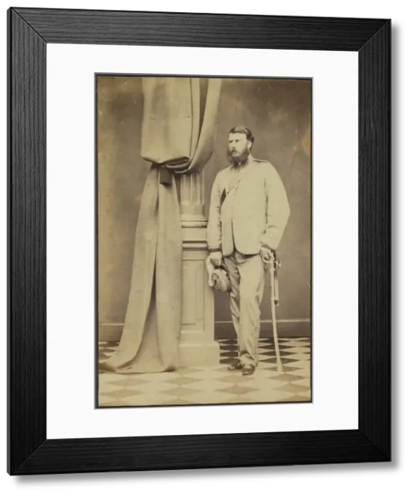 Framed Print : Portrait of a Man, late 19th century. Creator: Unknown Framed Print : Portrait of a Man, late 19th century. Creator: Unknown