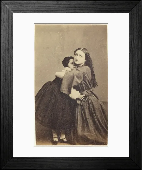 Framed Print : Woman and Child, late 19th century. Creator: Unknown Framed Print : Woman and Child, late 19th century. Creator: Unknown