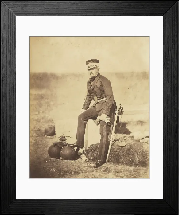 Framed Print : Lt. General Barnard, C.B. 1855. Creator: Roger Fenton Framed Print : Lt. General Barnard, C.B. 1855. Creator: Roger Fenton