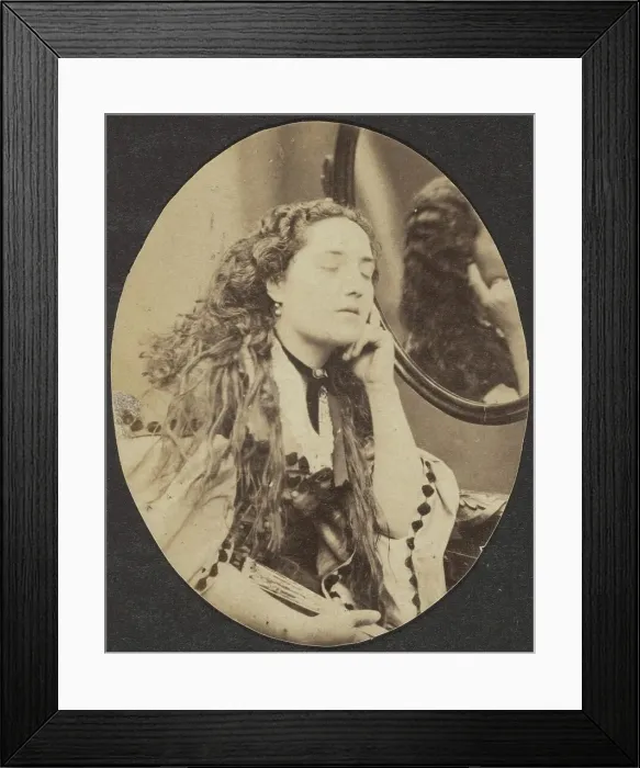Framed Print : Portrait of a Woman, late 19th century. Creator: Unknown Framed Print : Portrait of a Woman, late 19th century. Creator: Unknown
