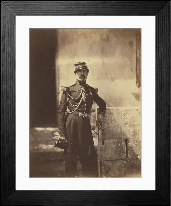 Framed Print : Lt. Colonel Vico, 1856. Creator: Roger Fenton Framed Print : Lt. Colonel Vico, 1856. Creator: Roger Fenton