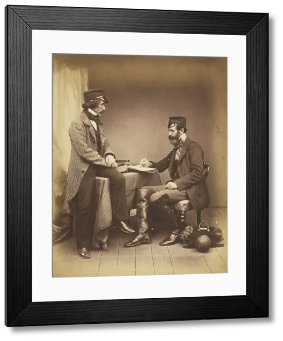 Framed Print : The Sanitary Commission, 1855. Creator: Roger Fenton Framed Print : The Sanitary Commission, 1855. Creator: Roger Fenton