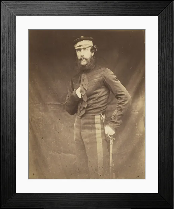 Framed Print : Colonel Harding, Commandant at Balaklava, 1855. Creator: Roger Fenton Framed Print : Colonel Harding, Commandant at Balaklava, 1855. Creator: Roger Fenton