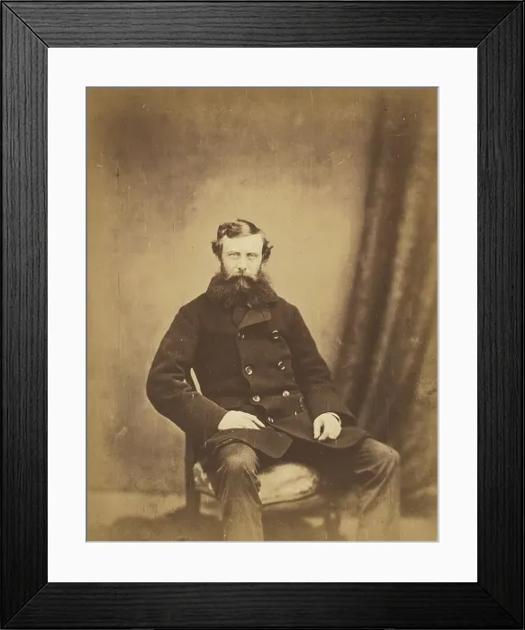 Framed Print : Colonel Simmonds, R.E. 1856. Creator: Roger Fenton Framed Print : Colonel Simmonds, R.E. 1856. Creator: Roger Fenton