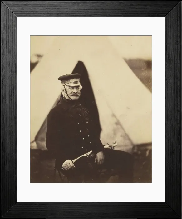 Framed Print : Lt. General Sir Richard England, K.C.B. 1855. Creator: Roger Fenton Framed Print : Lt. General Sir Richard England, K.C.B. 1855. Creator: Roger Fenton
