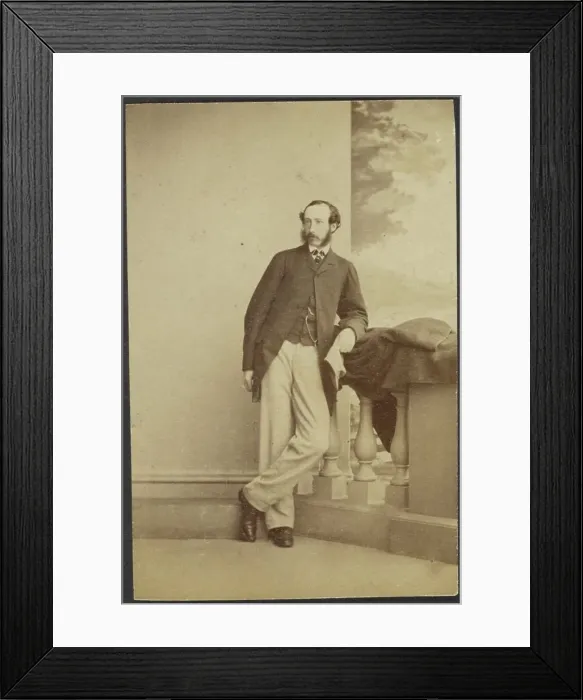 Framed Print : Portrait of a Man, late 19th century. Creator: Unknown Framed Print : Portrait of a Man, late 19th century. Creator: Unknown