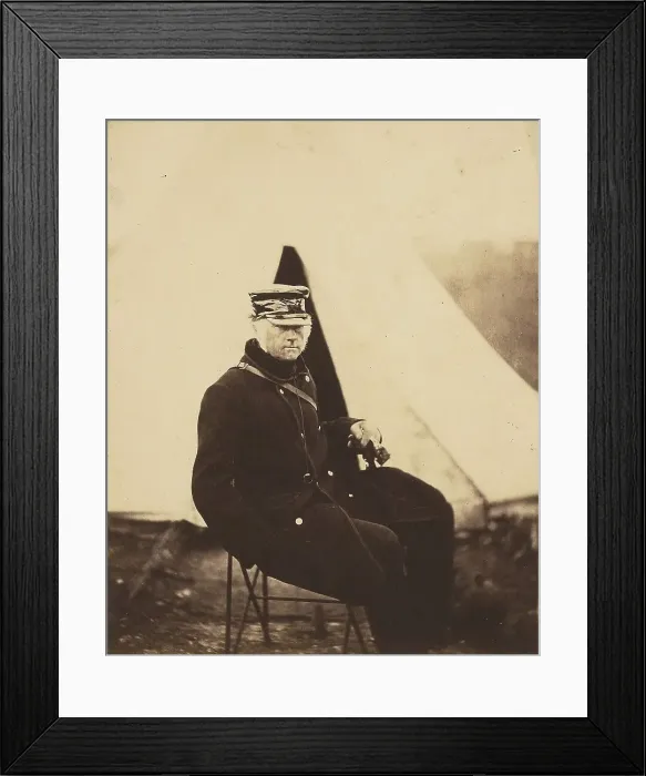 Framed Print : Lt. General Sir W.J. Codrington, H.C.B. 1855. Creator: Roger Fenton Framed Print : Lt. General Sir W.J. Codrington, H.C.B. 1855. Creator: Roger Fenton