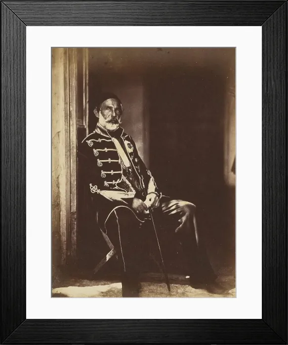 Framed Print : Omar Pacha, 1855. Creator: Roger Fenton Framed Print : Omar Pacha, 1855. Creator: Roger Fenton