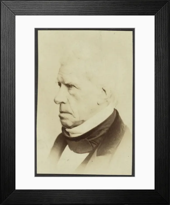 Framed Print : Portrait of Lord Brougham, before 1868. Creator: Unknown Framed Print : Portrait of Lord Brougham, before 1868. Creator: Unknown