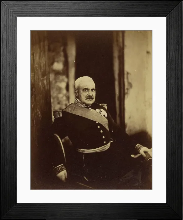 Framed Print : Marechal Pelissier, 1855. Creator: Roger Fenton Framed Print : Marechal Pelissier, 1855. Creator: Roger Fenton