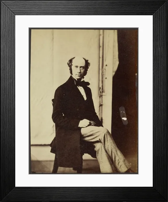Framed Print : Portrait of a Man, about 1856. Creator: Roger Fenton Framed Print : Portrait of a Man, about 1856. Creator: Roger Fenton