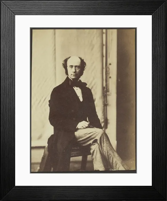 Framed Print : Portrait of a Man, about 1856. Creator: Roger Fenton Framed Print : Portrait of a Man, about 1856. Creator: Roger Fenton