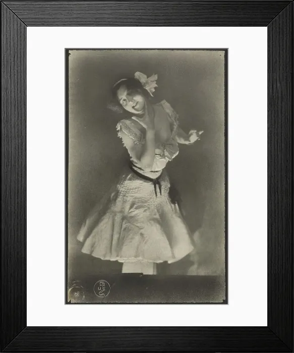 Framed Print : Portrait of woman in white dress, 1900-1915. Creator: Constant Puyo Framed Print : Portrait of woman in white dress, 1900-1915. Creator: Constant Puyo