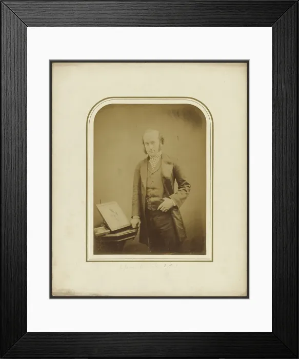 Framed Print : James A. Salter, F.R.S. 1855. Creator: Maull & Polyblank Framed Print : James A. Salter, F.R.S. 1855. Creator: Maull & Polyblank