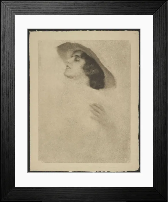 Framed Print : Portrait of a woman, 1920s. Creator: Gunther Krampf Framed Print : Portrait of a woman, 1920s. Creator: Gunther Krampf