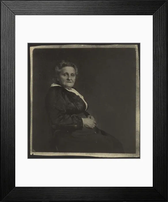Framed Print : Portrait of an older woman, about 1915-1920. Creator: Gunther Krampf Framed Print : Portrait of an older woman, about 1915-1920. Creator: Gunther Krampf
