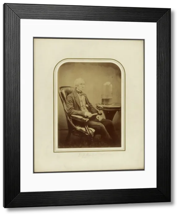 Framed Print : Portrait of Thomson, F.R.S. 1855. Creator: Maull & Polyblank Framed Print : Portrait of Thomson, F.R.S. 1855. Creator: Maull & Polyblank