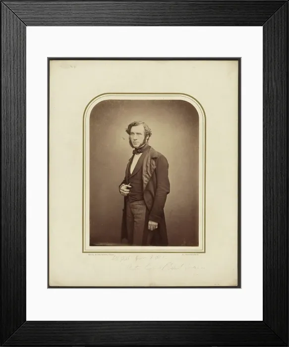 Framed Print : W. Robert Grove, F.R.S. 1854-1865. Creator: Maull & Polyblank Framed Print : W. Robert Grove, F.R.S. 1854-1865. Creator: Maull & Polyblank