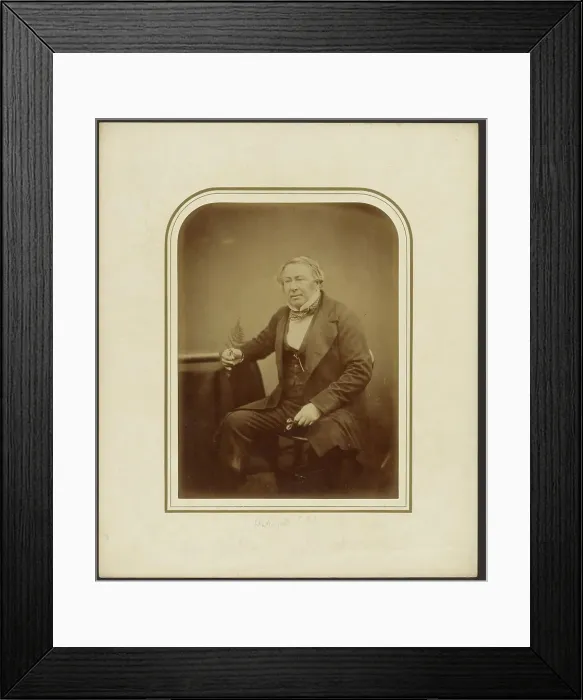 Framed Print : Portrait of Wakefield, F.L.S. 1855. Creator: Maull & Polyblank Framed Print : Portrait of Wakefield, F.L.S. 1855. Creator: Maull & Polyblank