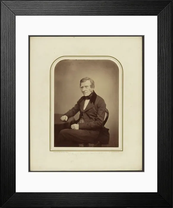 Framed Print : Benjamin Brodie Banks, F.R.S. 1856. Creator: Maull & Polyblank