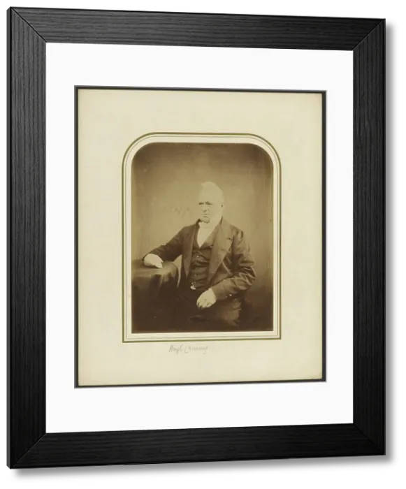 Framed Print : Hugh Cuming, about 1855. Creator: Maull & Polyblank