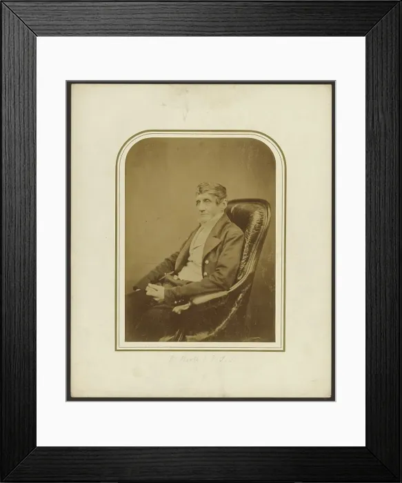 Framed Print : Dr. Francis Boott, F.L.S. 1855. Creator: Maull & Polyblank Framed Print : Dr. Francis Boott, F.L.S. 1855. Creator: Maull & Polyblank