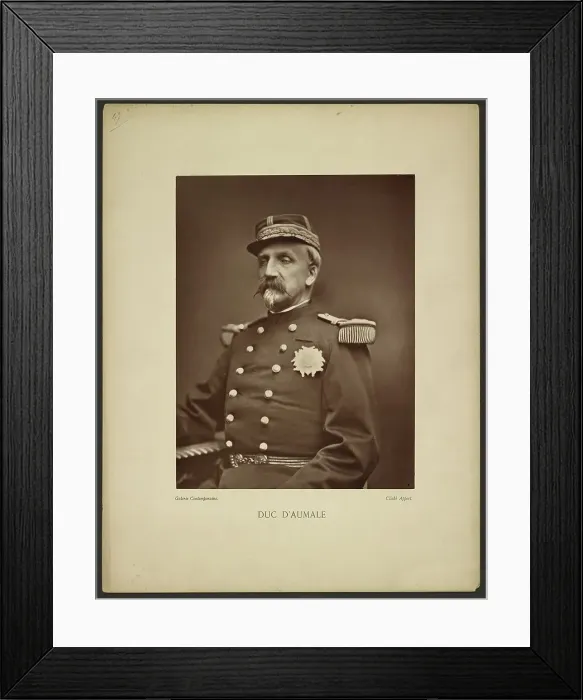 Framed Print : Duc d'Aumale, 1878. Creator: Eugene Appert Framed Print : Duc d'Aumale, 1878. Creator: Eugene Appert