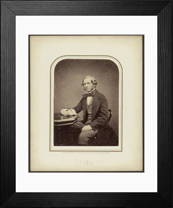 Framed Print : J.G. Jeffreys, F.R.S. 1855. Creator: Maull & Polyblank Framed Print : J.G. Jeffreys, F.R.S. 1855. Creator: Maull & Polyblank