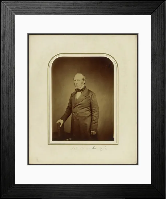 Framed Print : William Sharpey, Sec. Roy. Soc. 1855. Creator: Maull & Polyblank Framed Print : William Sharpey, Sec. Roy. Soc. 1855. Creator: Maull & Polyblank