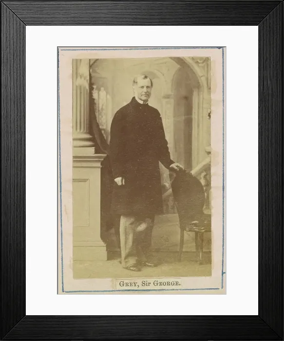 Framed Print : Sir George Grey, 2nd Baronet, about 1860-1862. Creator: Caldesi, Blanford & Co Framed Print : Sir George Grey, 2nd Baronet, about 1860-1862. Creator: Caldesi, Blanford & Co
