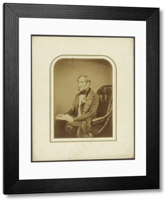 Framed Print : John Hogg, F.R.S. 1855. Creator: Maull & Polyblank Framed Print : John Hogg, F.R.S. 1855. Creator: Maull & Polyblank
