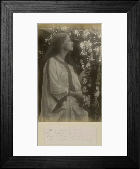 Framed Print : Spring, about 1865. Creator: Julia Margaret Cameron Framed Print : Spring, about 1865. Creator: Julia Margaret Cameron