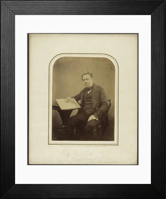 Framed Print : Thomas Bell, F.R.S. 1855. Creator: Maull & Polyblank Framed Print : Thomas Bell, F.R.S. 1855. Creator: Maull & Polyblank