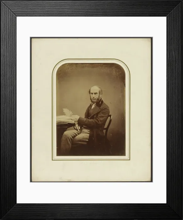 Framed Print : Robert Hudson, F.R.S. about 1855. Creator: Maull & Polyblank Framed Print : Robert Hudson, F.R.S. about 1855. Creator: Maull & Polyblank