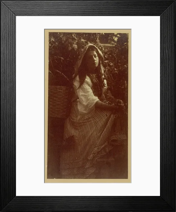 Framed Print : The Twilight Hour, 1874. Creator: Julia Margaret Cameron Framed Print : The Twilight Hour, 1874. Creator: Julia Margaret Cameron
