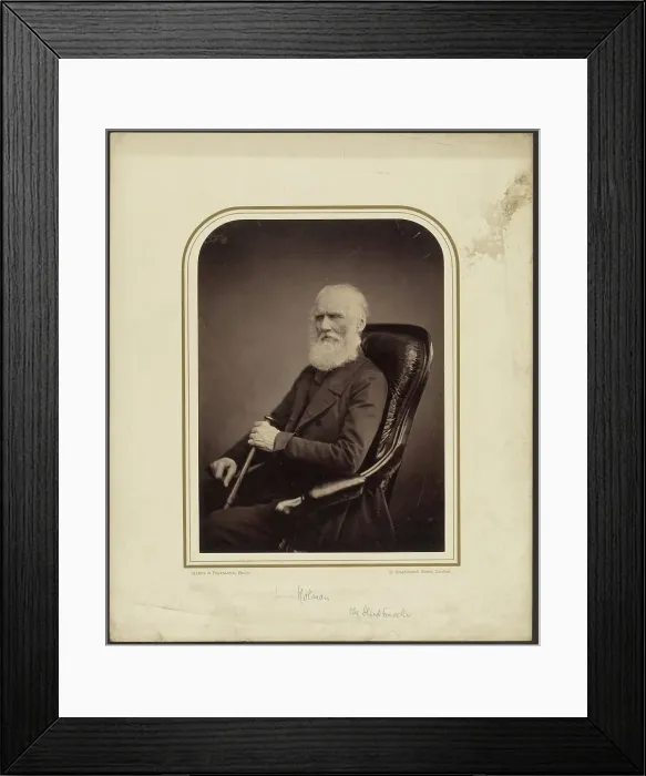 Framed Print : James Holman / The Blind Traveler, about 1855. Creator: Maull & Polyblank Framed Print : James Holman / The Blind Traveler, about 1855. Creator: Maull & Polyblank