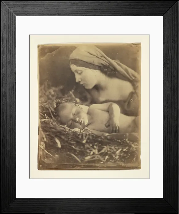 Framed Print : Light and Love, 1865. Creator: Julia Margaret Cameron Framed Print : Light and Love, 1865. Creator: Julia Margaret Cameron