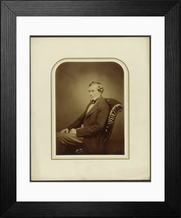 Framed Print : Professor Graham, F.R.S. 1855. Creator: Maull & Polyblank Framed Print : Professor Graham, F.R.S. 1855. Creator: Maull & Polyblank