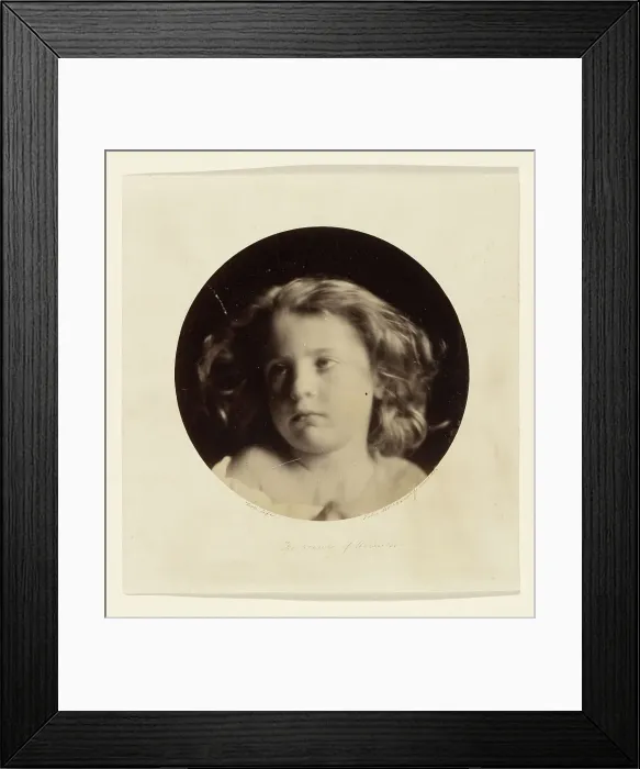 Framed Print : The Beauty of Holiness, 1866. Creator: Julia Margaret Cameron Framed Print : The Beauty of Holiness, 1866. Creator: Julia Margaret Cameron