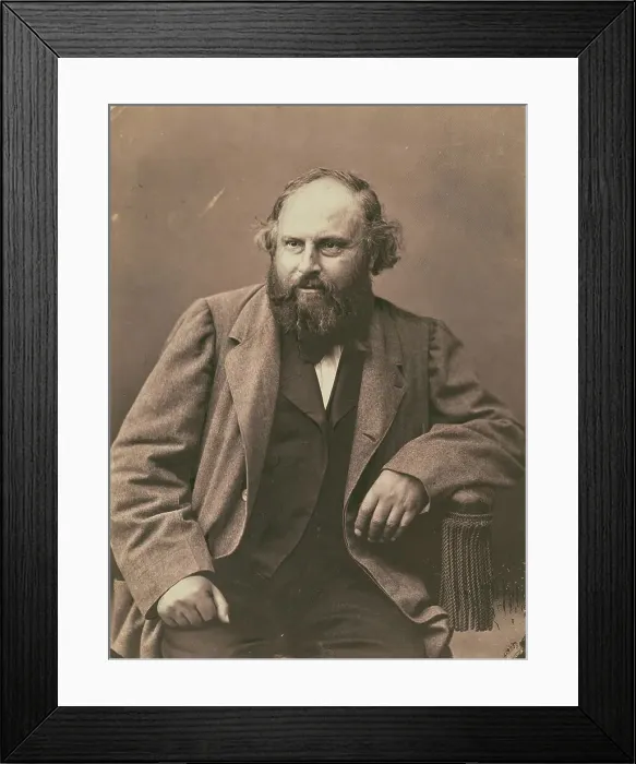 Framed Print : Emile Souvestre, 1860-1861. Creator: Nadar Framed Print : Emile Souvestre, 1860-1861. Creator: Nadar