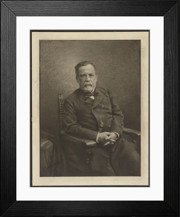 Framed Print : Louis Pasteur, negative 1886; print 1886-1900. Creator: Paul Nadar Framed Print : Louis Pasteur, negative 1886; print 1886-1900. Creator: Paul Nadar