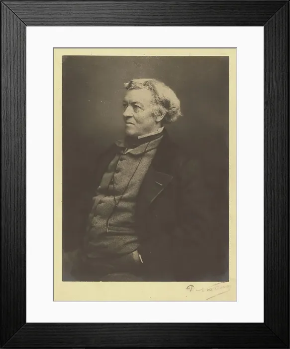 Framed Print : Jean-Baptiste Camille Corot, negative 1855-1859; print about 1900. Creator: Nadar Framed Print : Jean-Baptiste Camille Corot, negative 1855-1859; print about 1900. Creator: Nadar