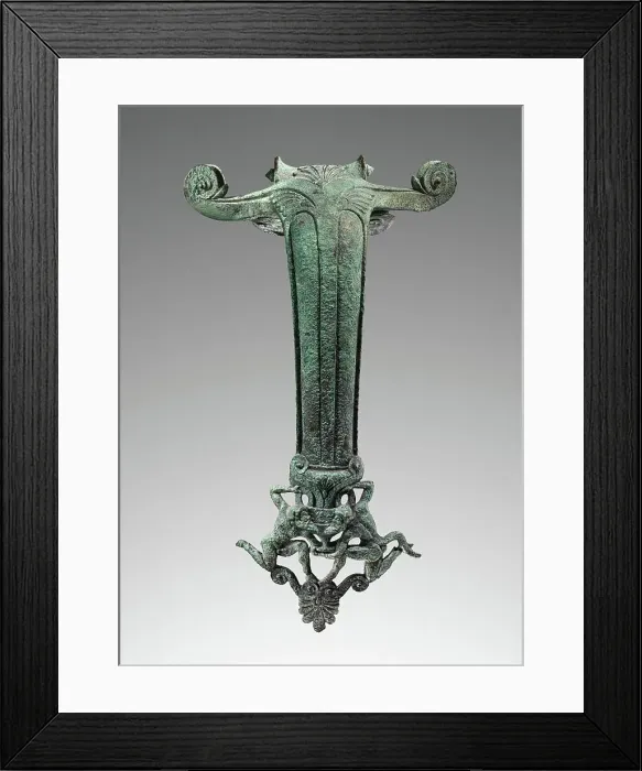 Framed Print : Handle of a Vessel, about 500 BC. Creator: Unknown Framed Print : Handle of a Vessel, about 500 BC. Creator: Unknown