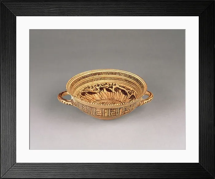 Framed Print : Late Geometric Cup, about 730 BC. Creator: Unknown Framed Print : Late Geometric Cup, about 730 BC. Creator: Unknown