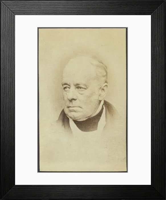 Framed Print : Portrait of a Man, late 19th century. Creator: Unknown Framed Print : Portrait of a Man, late 19th century. Creator: Unknown